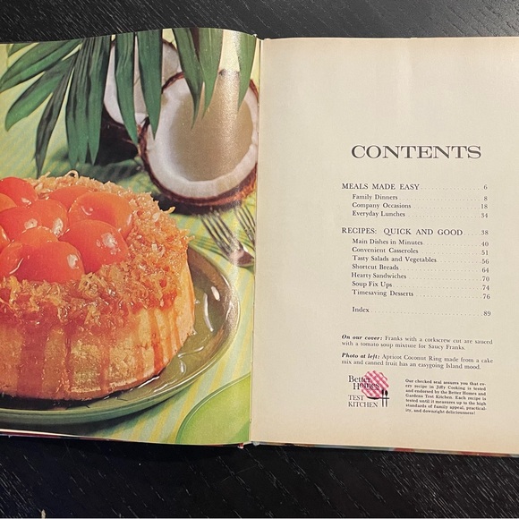 Vintage 1967 Better Homes and Gardens “Jiffy Cooking” Cookbook. - Picture 3 of 8